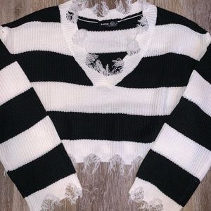 SHEIN crop sweater